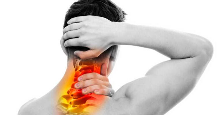 Durere la gât și semne de osteochondroză