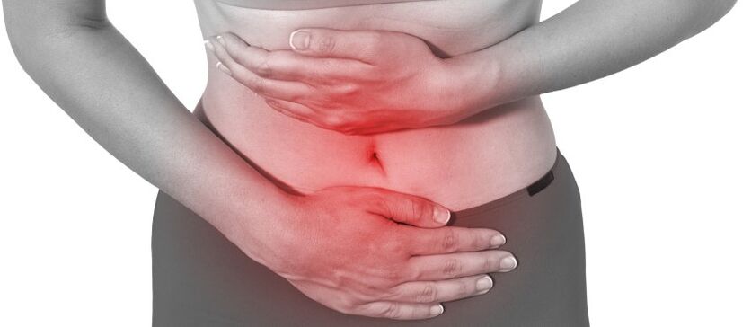 Durerea abdominală poate apărea din cauza osteochondrozei